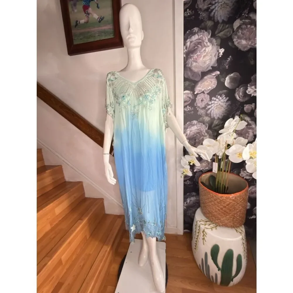 Free People Esme Embellished Maxi Dress